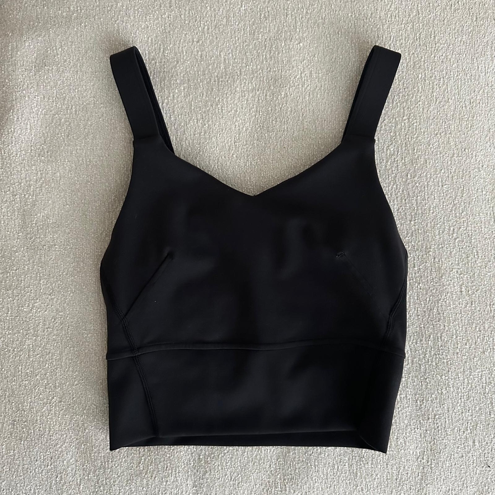 Lululemon Tank Sports Bra - Black - Size 2